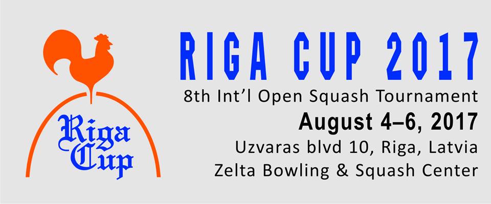 Наши сквошисты на турнире Riga Cup 2017