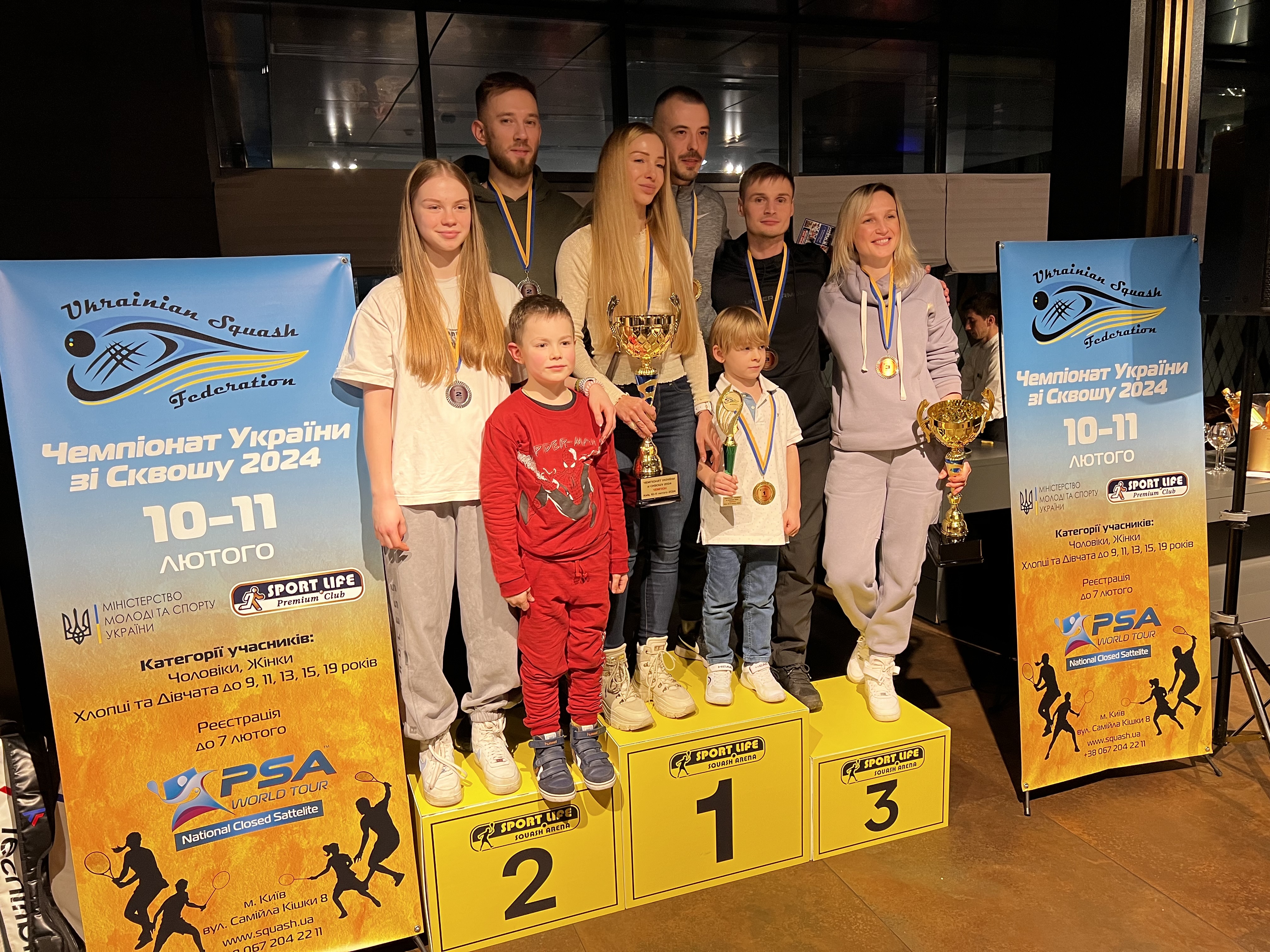 Результати  «Чемпіонату України зі Сквошу 2024».